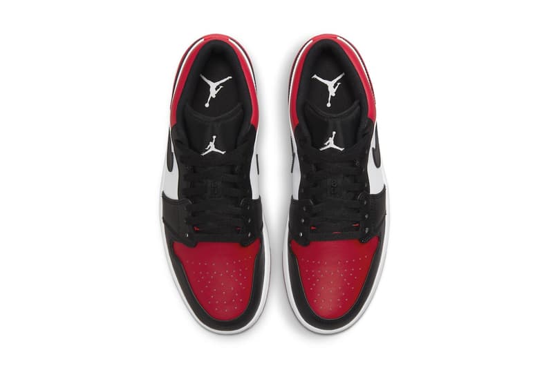 Air Jordan 1 Low 全新配色「Bred Toe」發佈