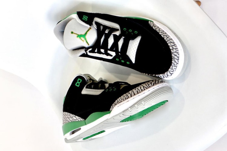 率先預覽 Air Jordan 3「Pine Green」近賞圖輯