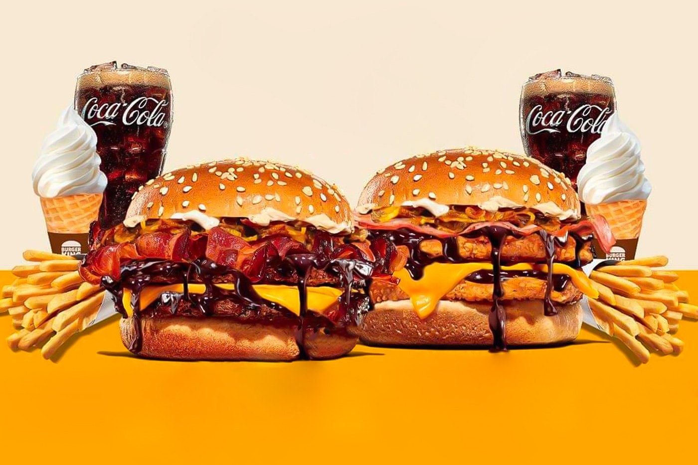 Burger King 限時推出最新「爆漿巧克力烤牛堡」、「爆漿巧克力炸雞堡」