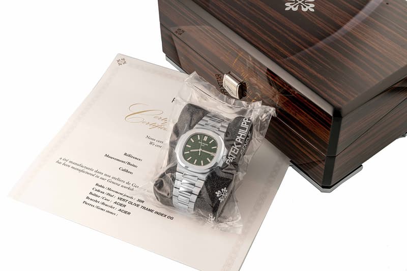Patek Philippe「綠面」Nautilus 錶款以超定價 11 倍價格成交拍賣(UPDATE)