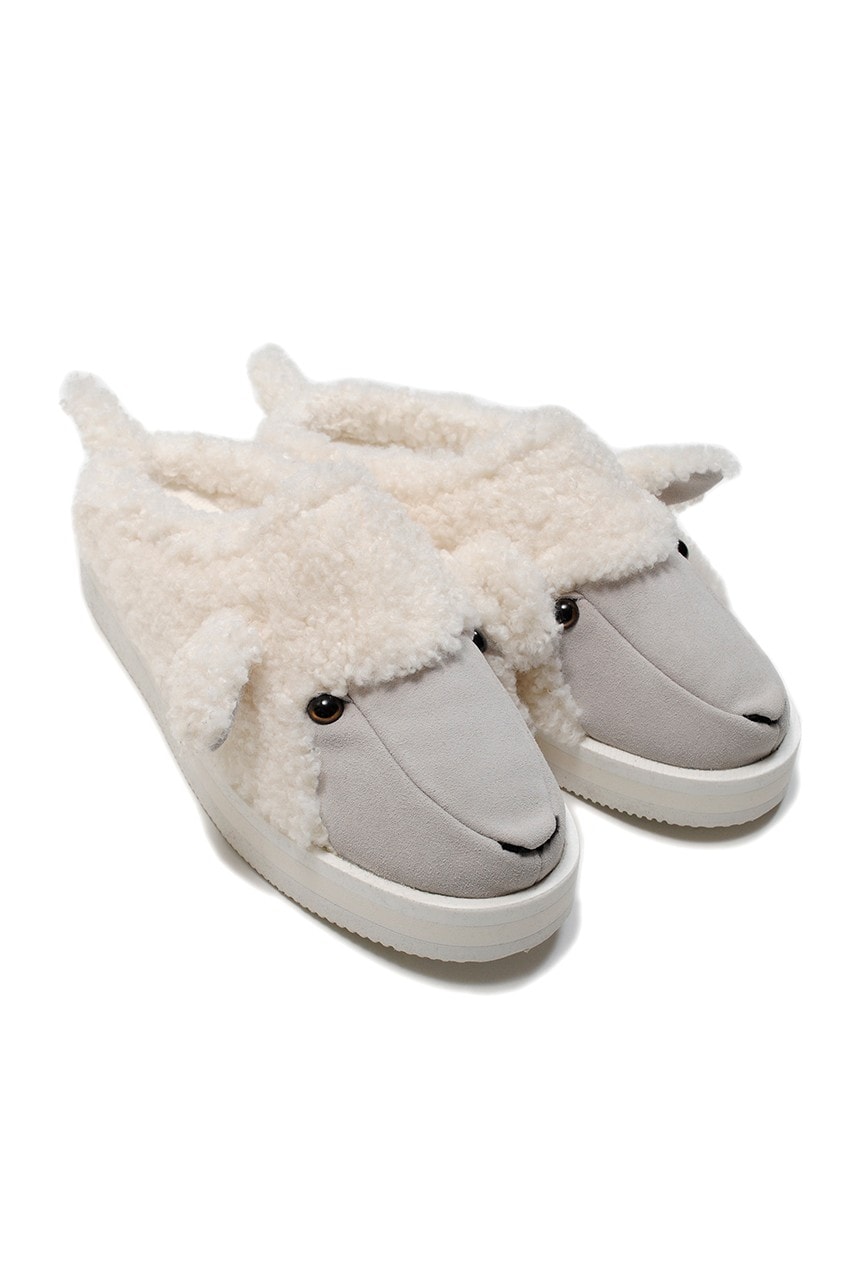 SUICOKE 攜手日本品牌 doublet 打造「卡通綿羊」造型拖鞋
