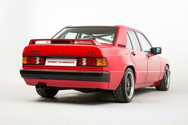全球限定一輛 Brabus 190E 3.6S Lightweight 別注車型展開販售