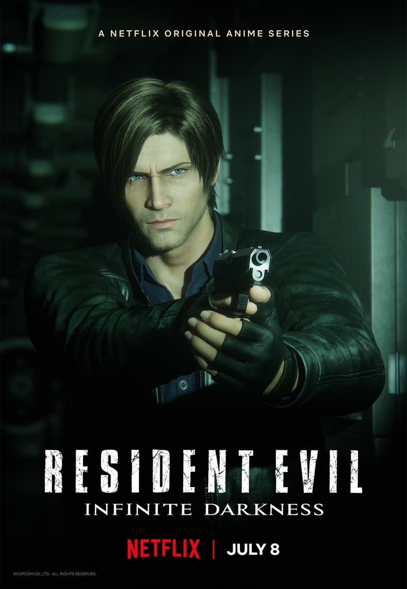 Netflix 原創動畫影集《Resident Evil 惡靈古堡：無盡闇黑》釋出多位角色海報