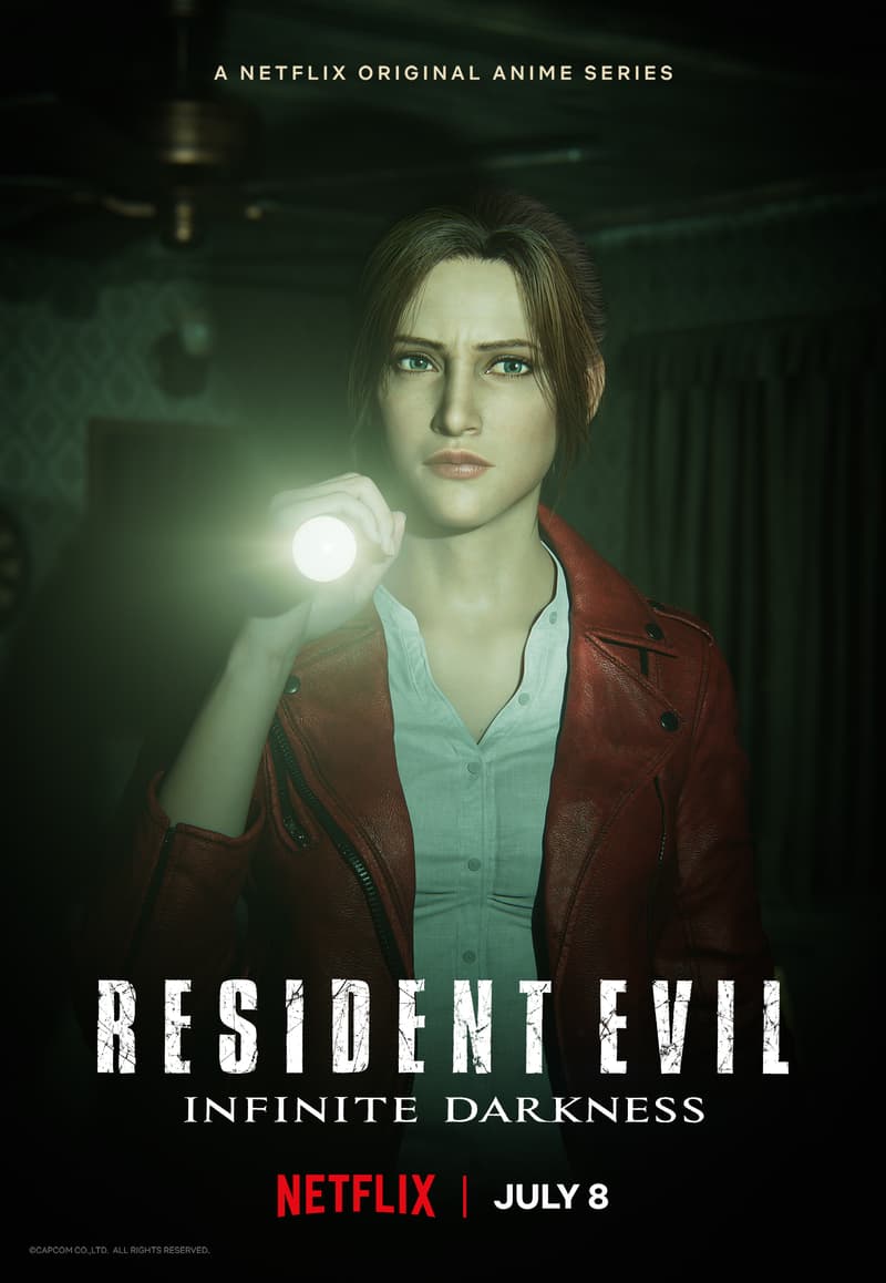 Netflix 原創動畫影集《Resident Evil 惡靈古堡：無盡闇黑》釋出多位角色海報