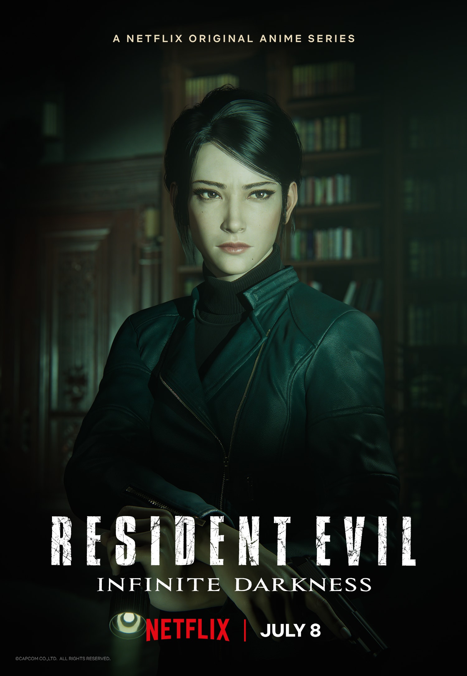 Netflix 原創動畫影集《Resident Evil 惡靈古堡：無盡闇黑》釋出多位角色海報