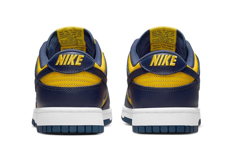 Nike Dunk Low 最新配色「Michigan」台灣發售情報公開