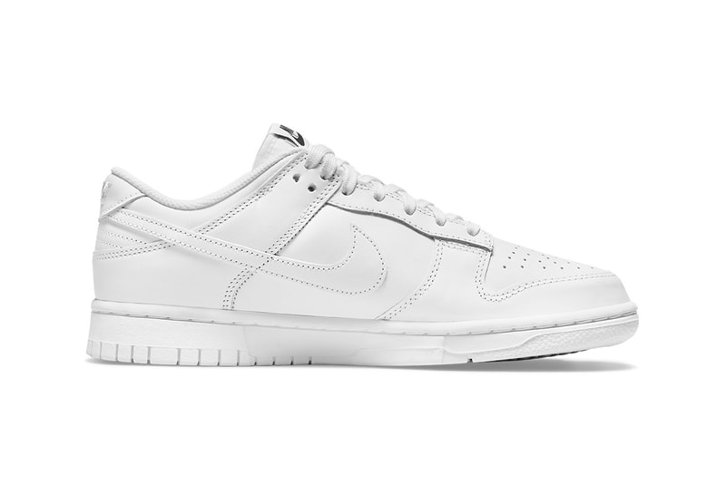 Nike Dunk Low 最新配色「Triple White」官方圖輯公佈