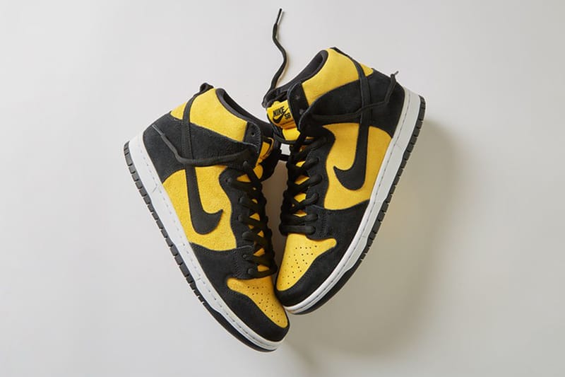 率先預覽 Nike SB Dunk High「Maize/Black」近賞圖輯
