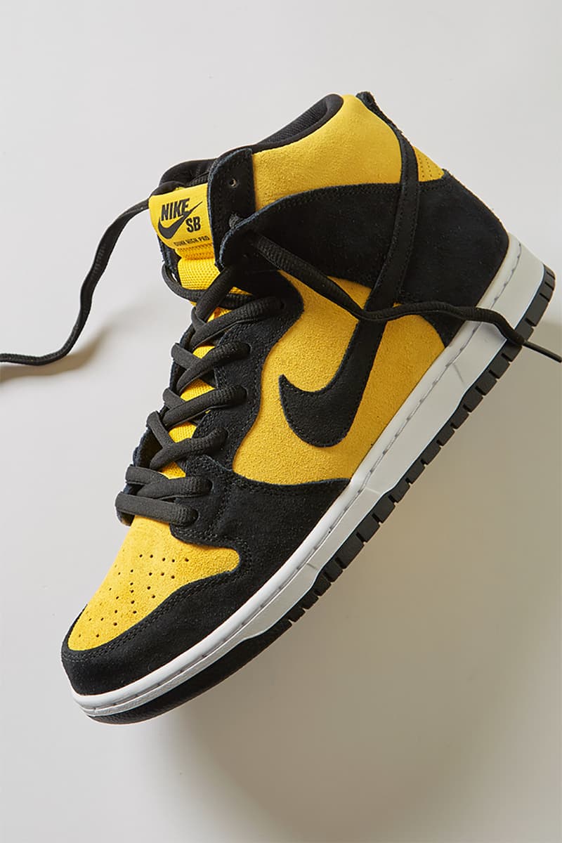 率先預覽 Nike SB Dunk High「Maize/Black」近賞圖輯