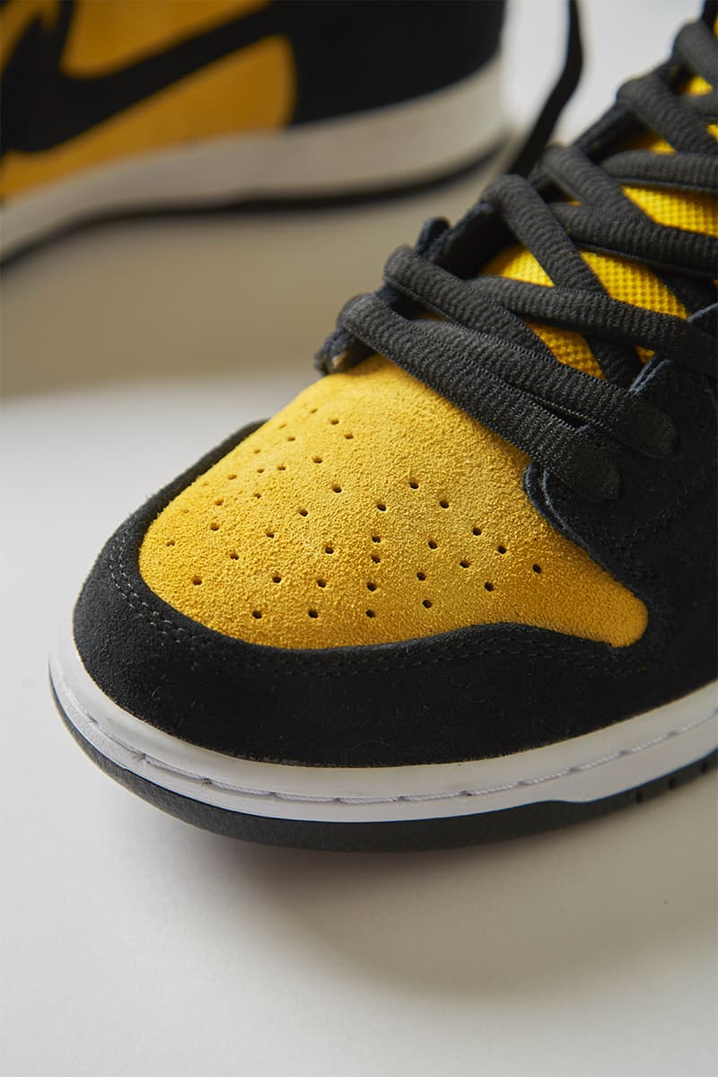 率先預覽 Nike SB Dunk High「Maize/Black」近賞圖輯