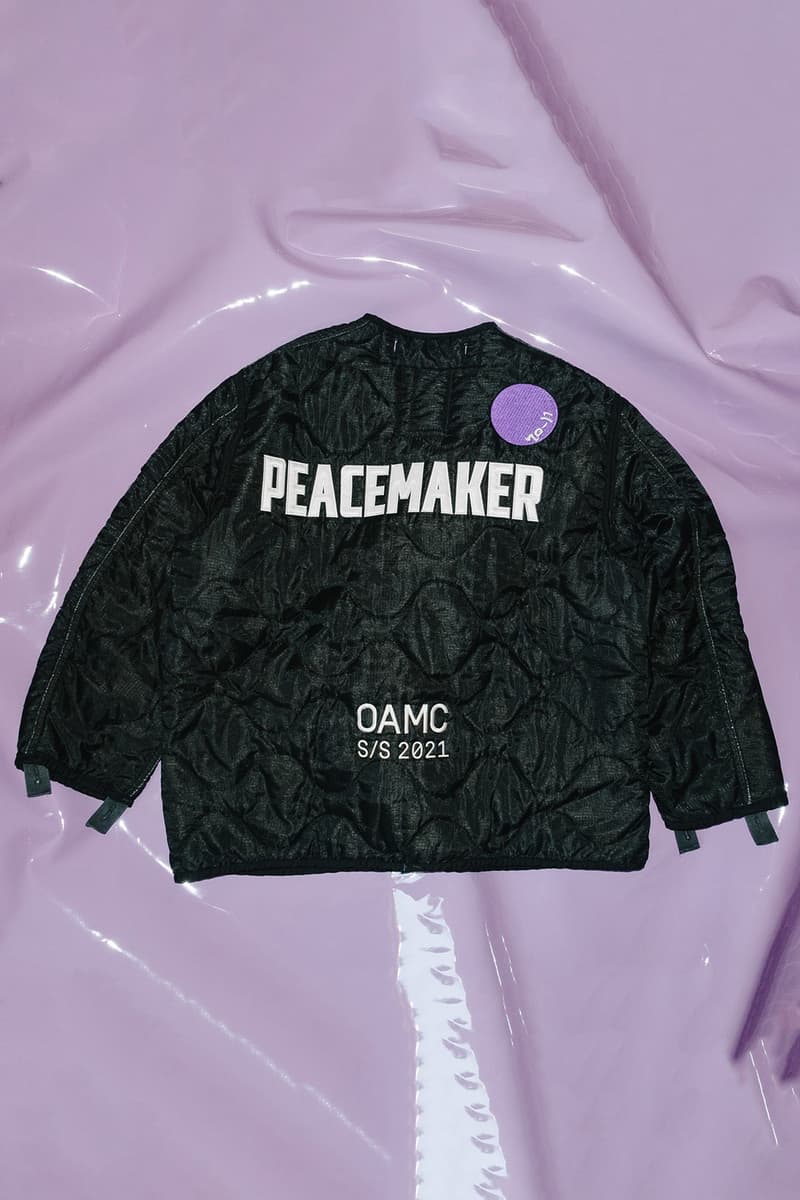 OAMC 全新「DOT Peacemaker Liner」夾克限量登場