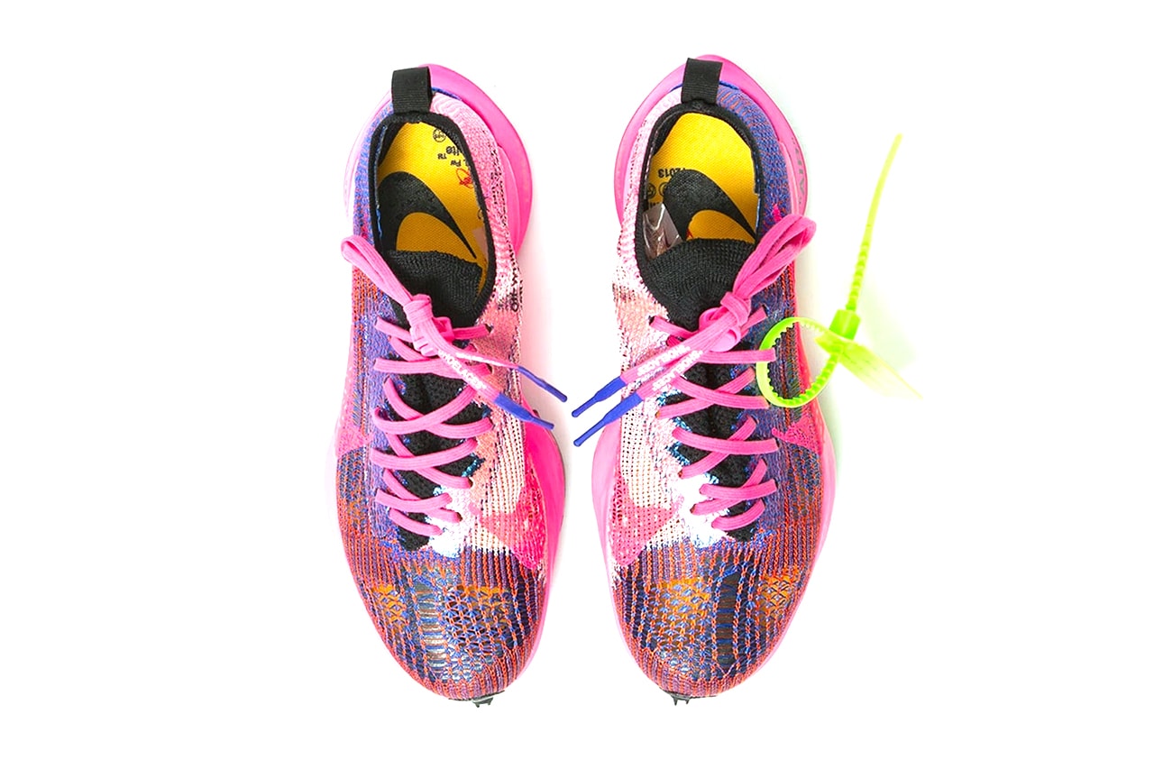 率先近賞 Off-White™ x Nike Air Zoom Tempo NEXT%「Pink Glow」聯乘鞋款