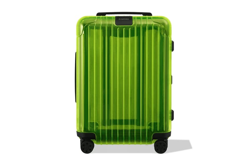 RIMOWA 限量推出「Cabin Neon」螢光半透明配色 Essential 旅行箱