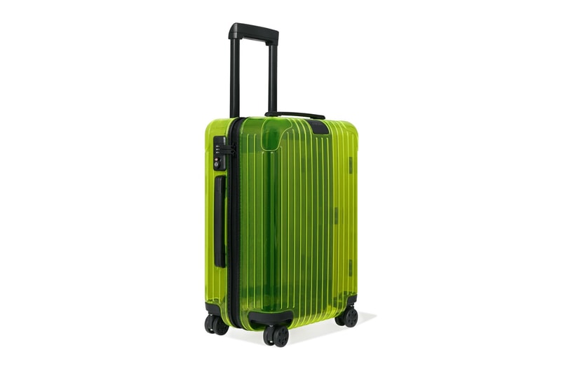 RIMOWA 限量推出「Cabin Neon」螢光半透明配色 Essential 旅行箱