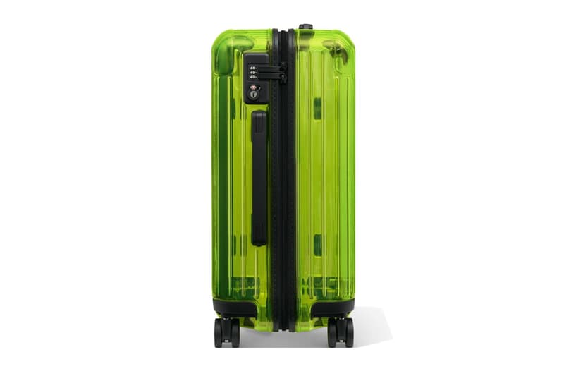 RIMOWA 限量推出「Cabin Neon」螢光半透明配色 Essential 旅行箱