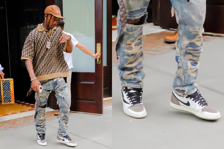 Travis Scott 率先著用從未曝光 Air Jordan 1 聯乘鞋款