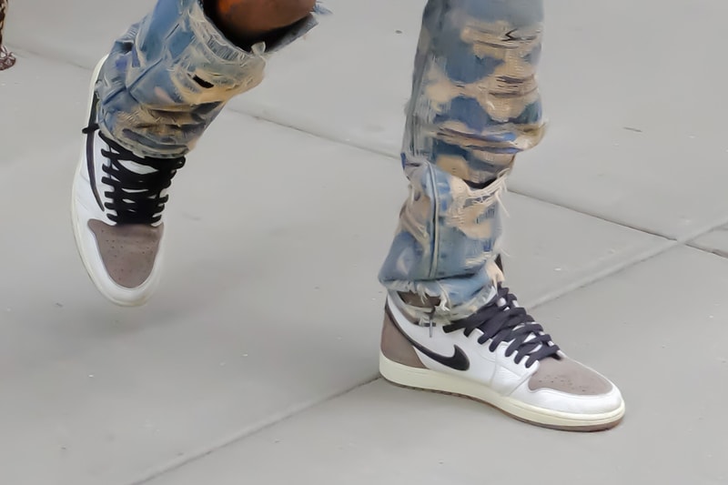 Travis Scott 率先著用從未曝光 Air Jordan 1 聯乘鞋款