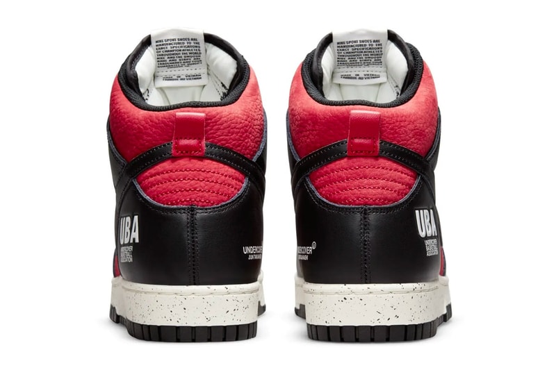UNDERCOVER x Nike Dunk High 最新聯名鞋款「UBA」正式登場
