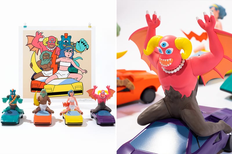 日本插畫家 Jun Oson 推出「The Gods Race」系列全新畫作及搪膠公仔