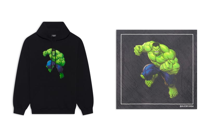 Balenciaga 攜手 Marvel 推出「綠巨人 Hulk」全新膠囊系列