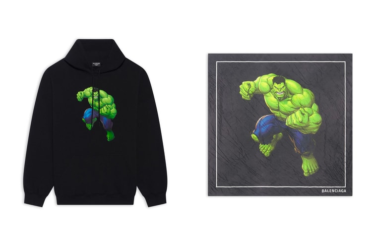 Balenciaga 攜手 Marvel 推出「綠巨人 Hulk」全新膠囊系列