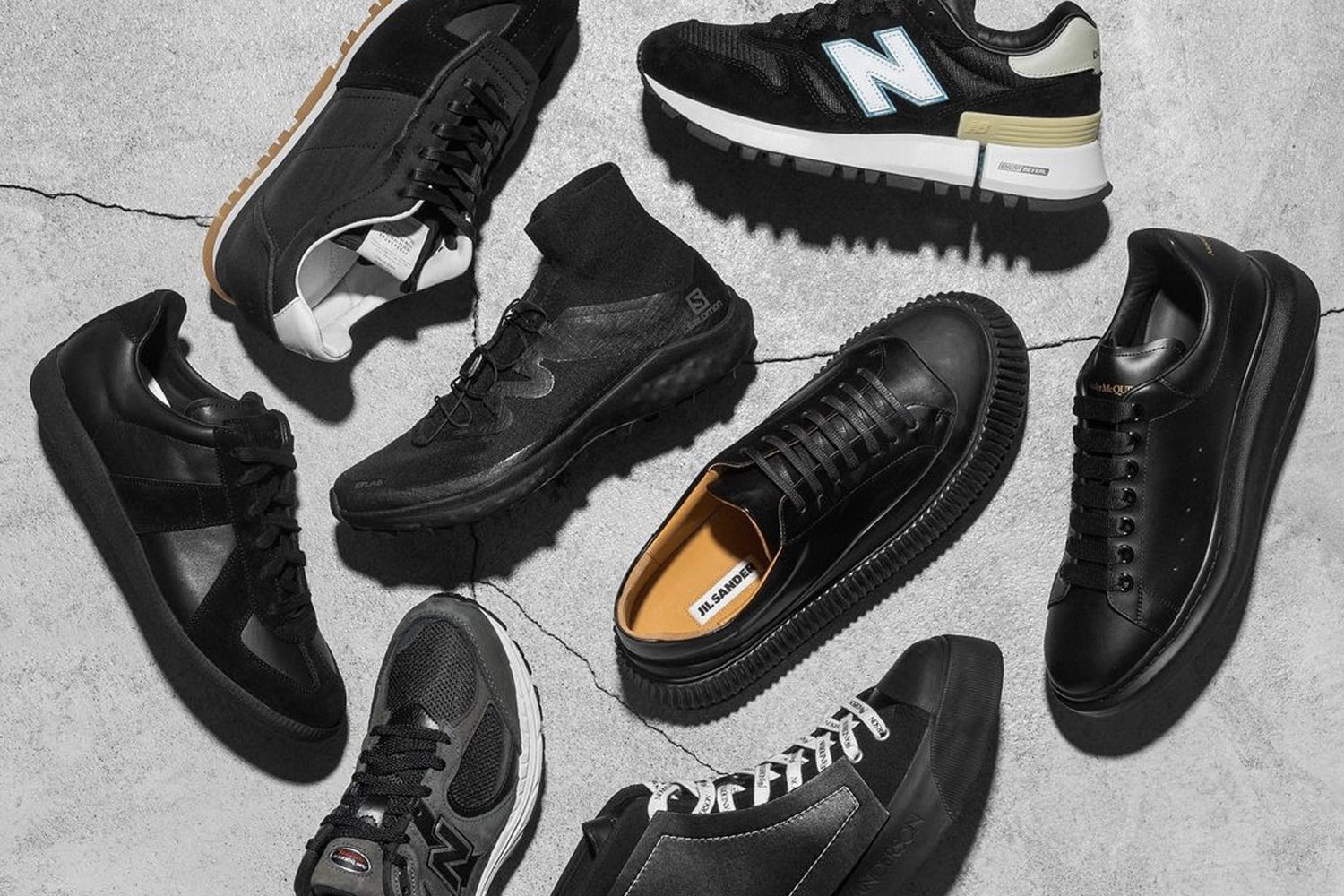黑魂加持！嚴選 Off-White™、New Balance、Converse 等品牌「黑色鞋履」入手推介
