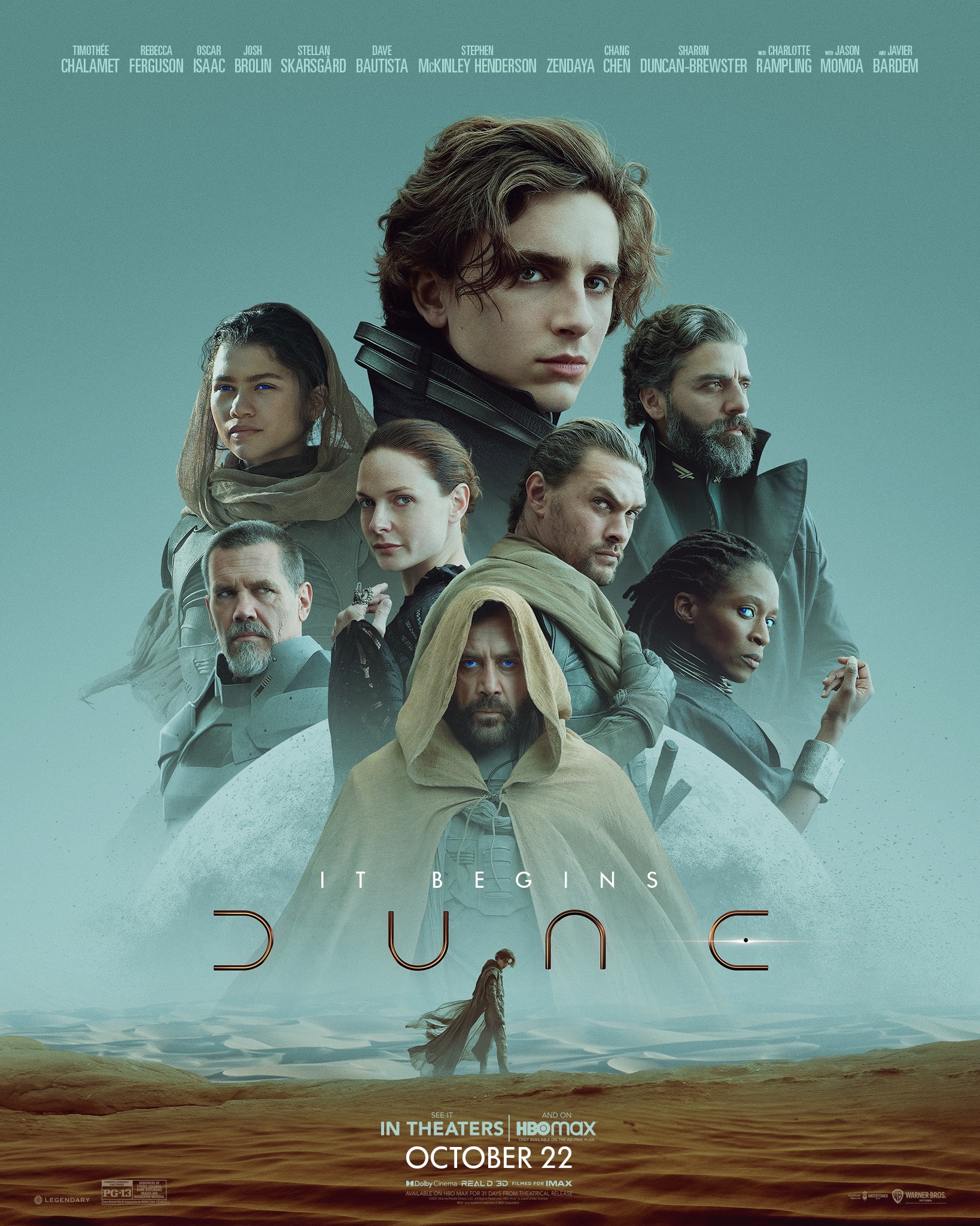 年度科幻大片《沙丘 Dune》最新電影海報率先曝光