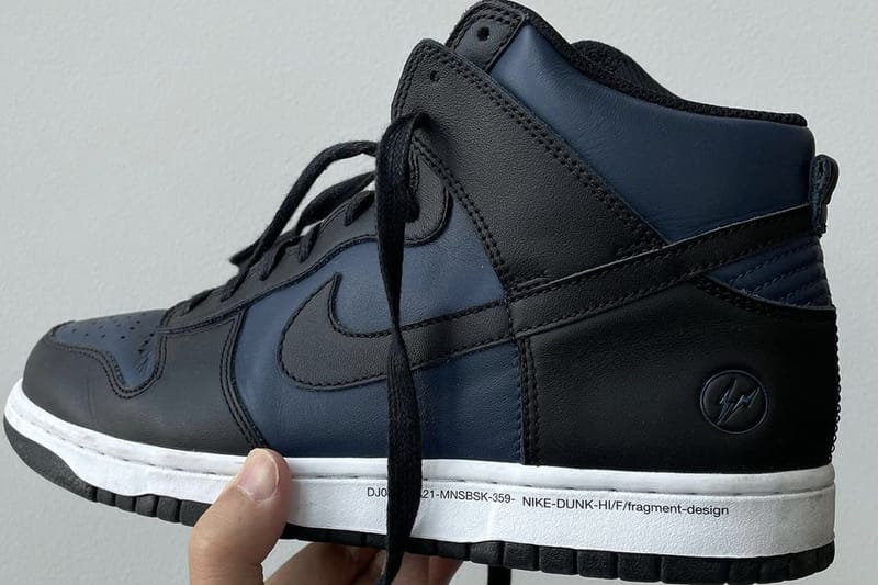 藤原浩疑似曝光 fragment design x Nike Dunk High 最新聯名配色鞋款