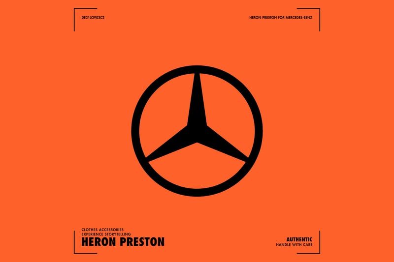 Mercedes-Benz x Heron Preston 全新聯乘企劃預告發佈