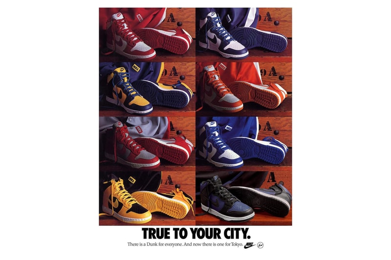 藤原浩釋出 fragment design x Nike Dunk High 全新聯乘鞋款預告