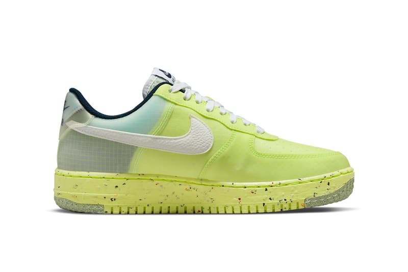 Nike Air Force 1 Crater 最新配色「Light Lemon Twist」率先曝光