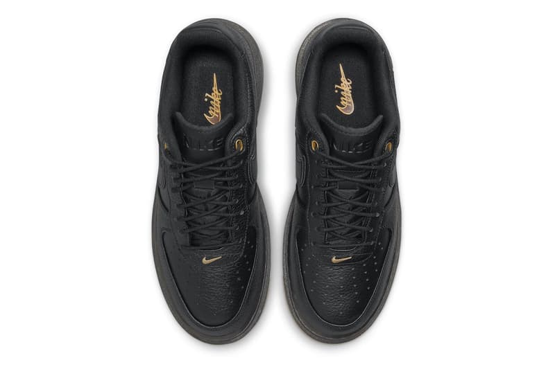 Nike Air Force 1 Luxe 最新配色「Black/Gum」發佈