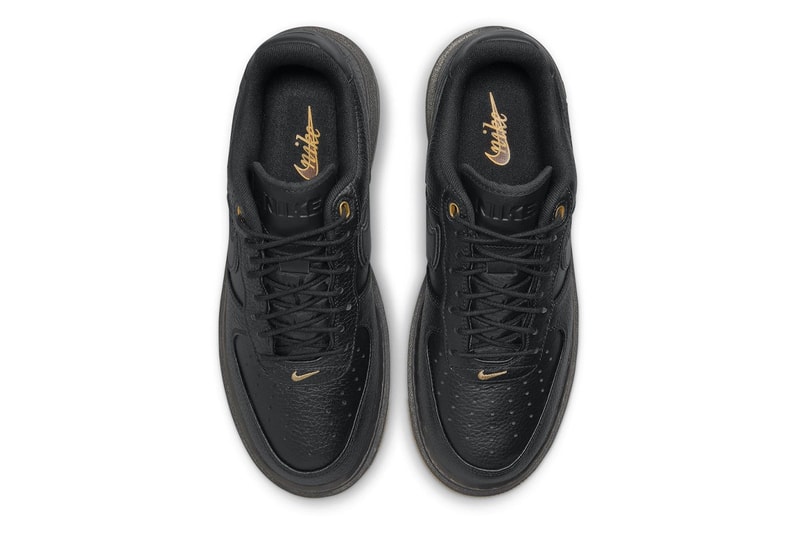 Nike Air Force 1 Luxe 最新配色「Black/Gum」發佈