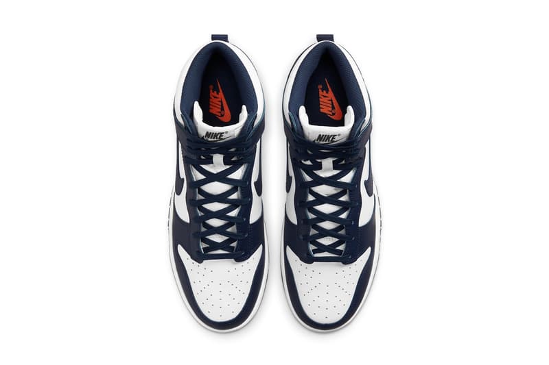 Nike Dunk High 最新配色「Midnight Navy」官方圖輯、發售日期正式公開