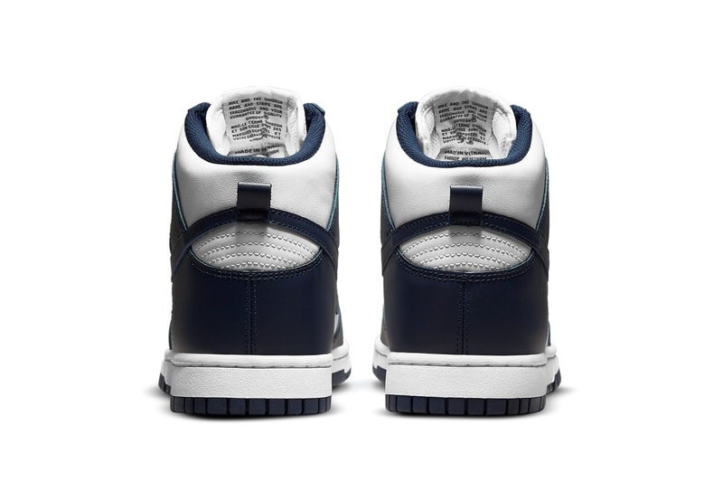 Nike Dunk High 最新配色「Midnight Navy」官方圖輯、發售日期正式公開