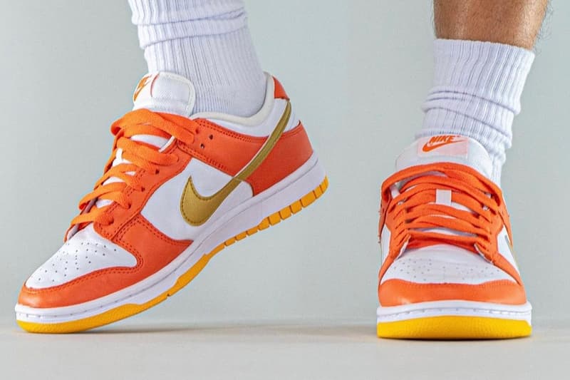 率先近賞 Nike Dunk Low 最新配色「Golden Orange」上腳圖輯