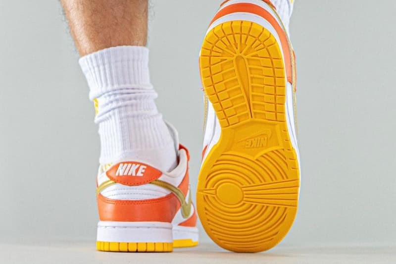 率先近賞 Nike Dunk Low 最新配色「Golden Orange」上腳圖輯