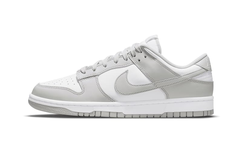 nike dunks low white grey