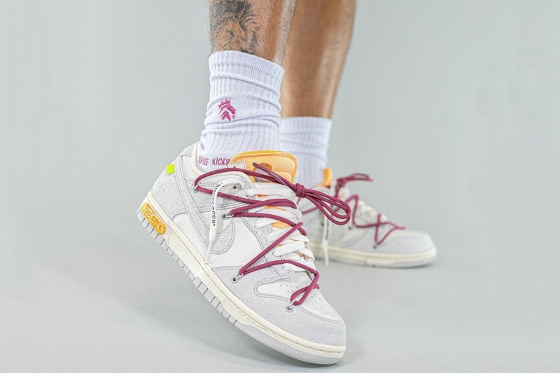 率先近賞 Off-White™ x Nike Dunk Low「The 50」編號 #35 上腳圖輯