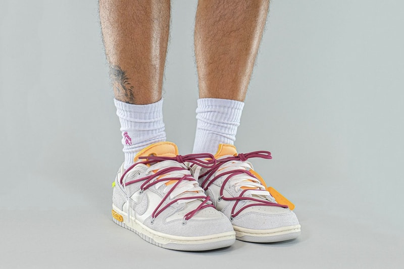 率先近賞 Off-White™ x Nike Dunk Low「The 50」編號 #35 上腳圖輯