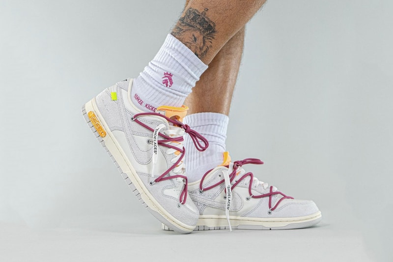 率先近賞 Off-White™ x Nike Dunk Low「The 50」編號 #35 上腳圖輯