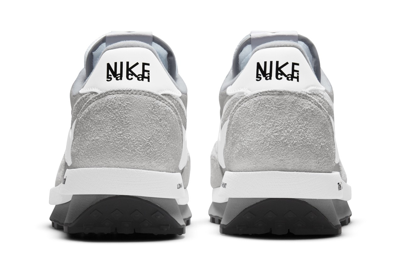 sacai x fragment design x Nike LDWaffle「Light Smoke Grey」官方圖輯發佈