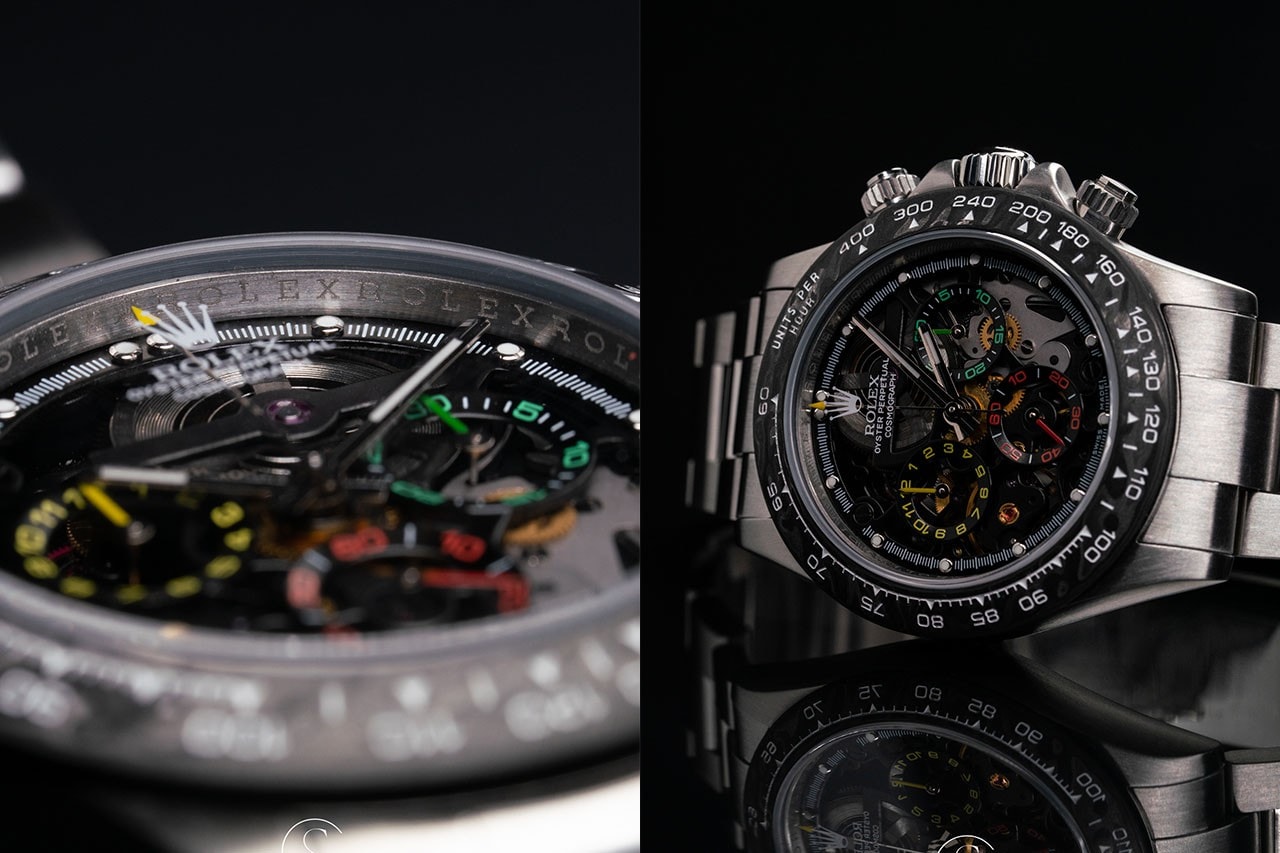 Skeleton Concept 打造全新 Rolex Daytona 鏤空錶盤定製腕錶