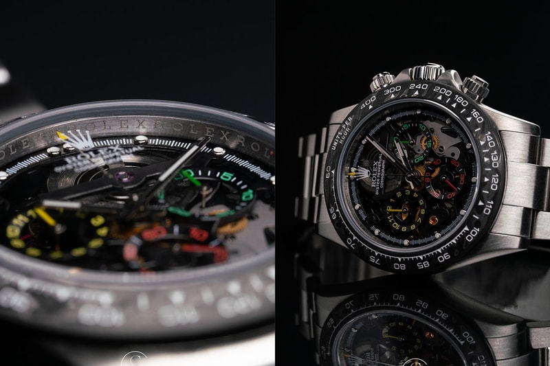 Skeleton Concept 打造全新 Rolex Daytona 鏤空錶盤定製腕錶