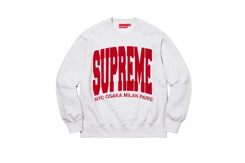 Supreme 2021 秋冬衛衣系列
