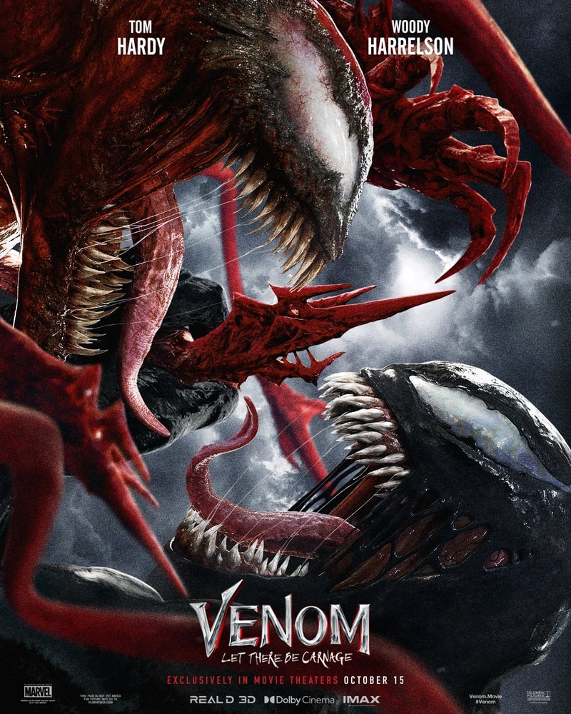 Marvel 反英雄電影《Venom 猛毒2：血蜘蛛》釋出最新海報與宣佈再次延期上映