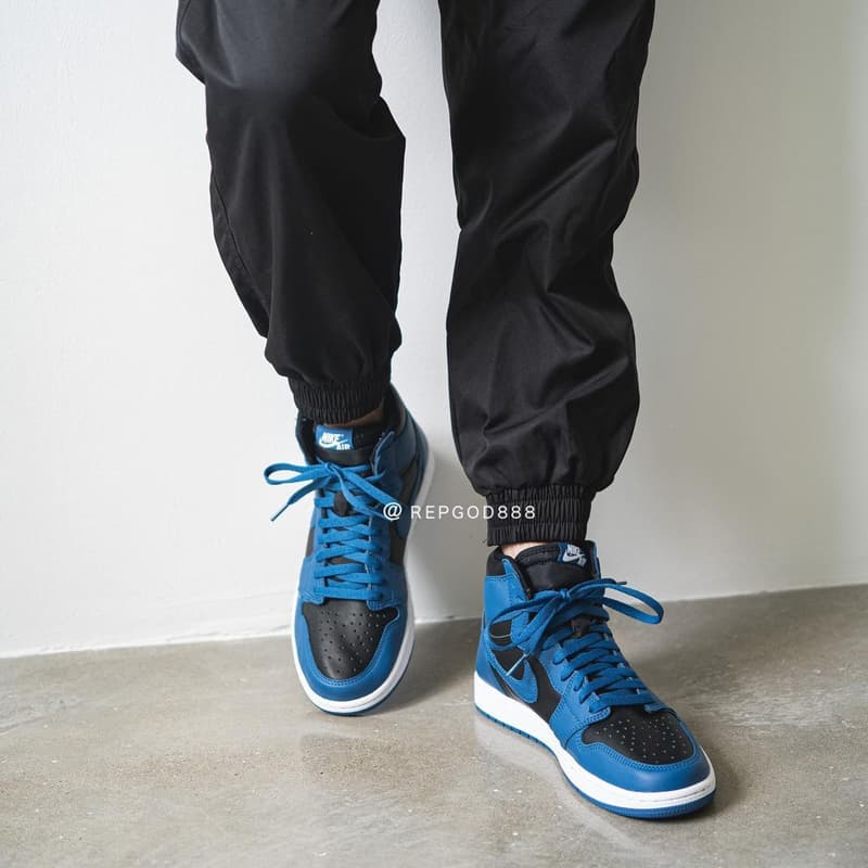 Air Jordan 1 High OG 最新配色「Dark Marina Blue」上腳圖輯曝光