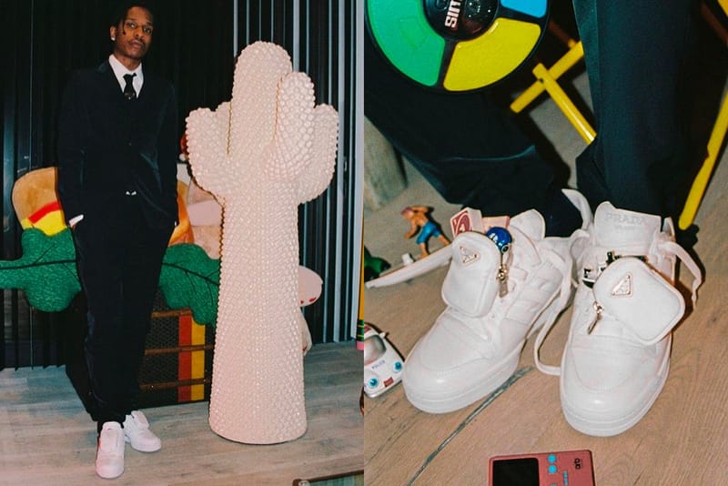 A$AP Rocky 疑似揭露 Prada x adidas Forum 最新聯乘鞋款