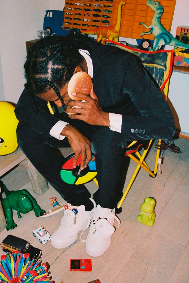 A$AP Rocky 疑似揭露 Prada x adidas Forum 最新聯乘鞋款