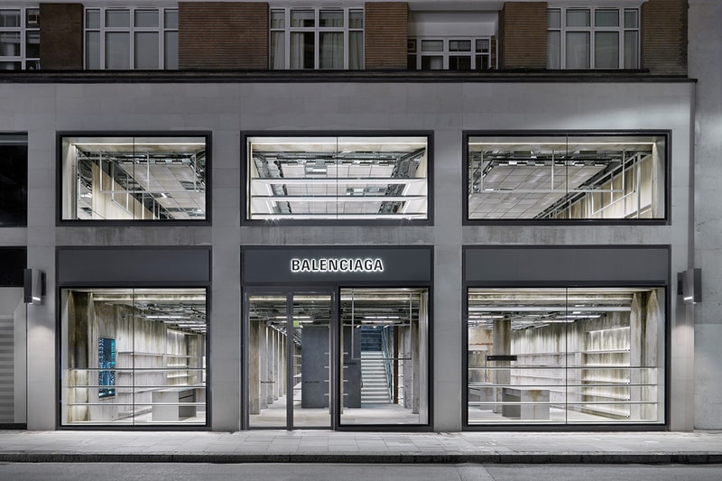 率先走進 Balenciaga 最新工業風格倫敦門店